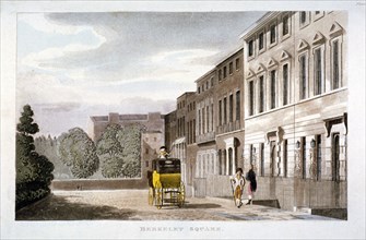 Berkeley Square, Mayfair, London, 1813. Artist: Anon