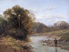 'A Sylvan Stream', 19th century. Artist: Thomas Creswick