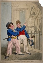 'Sailors in Westminster Abbey', 1804 Artist: Anon