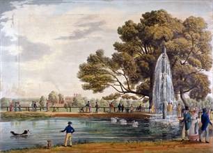 Green Park, Westminster, London, 1826. Artist: Anon