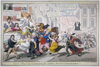 City Scavengers Cleansing the London Streets of Impurities', 1816. Artist: C Williams