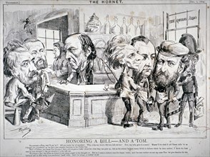 'Honouring a Bill - and a Tom', 1869. Artist: Anon
