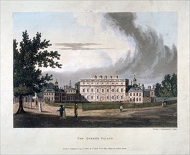 Buckingham House, Westminster, London, 1803. Artist: T Hall