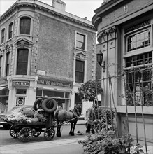 Rag and bone cart, Kensington, London, 1962-1964