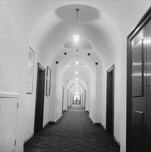 Corridor of the south wing, Old Bailey, London, 1972-1975