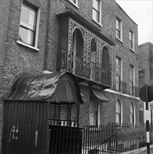 Wooden verandah, Camden Town, London, 1955-1965