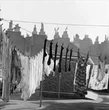 Laundry and chimneys, London, 1960-1965