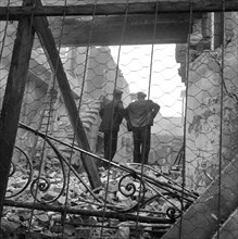 Demolition site, London, 1960-1965
