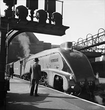 The 'Flying Scotsman', King's Cross Station, London, 1948