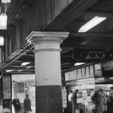 Pillar at London Bridge Station, London, 1960-1972