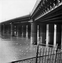Cannon Street Railway Bridge, London, 1968