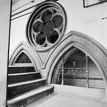 Cinquefoil window and two arches, St Pancras Station, London, 1960-1972