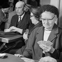 Card players, Highgate, London, 1960s-1970s
