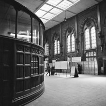 The booking hall, St Pancras Station, London, 1960-1972