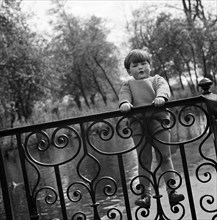 Small boy at Hampton Court Palace, London, 1955-1965