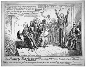 The property tax for ever!!!', 1816. Artist: George Cruikshank