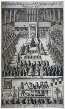 Trial and execution of Viscount Stafford, London, 1680. Artist: Anon