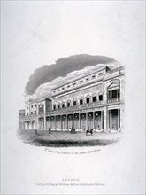 Vignette of the King's Theatre, Haymarket, London, 1824. Artist: Anon
