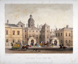 Horse Guards, Westminster, London, 1854. Artist: Deroy
