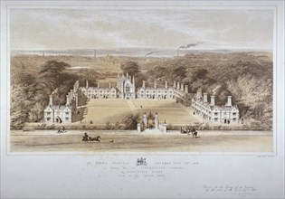 St Peter's Hospital, East Hill, Wandsworth, London, 1849. Artist: Anon