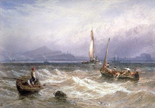 Seascape', 19th century. Creator: Birket Foster.