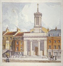 St Mark's Church, North Audley Street, London, 1827. Artist: Robert Blemmell Schnebbelie