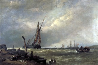 'On the Texel', 1856. Artist: Clarkson Stanfield