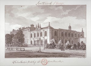 Chapel belonging to the Philanthropic Society Institution, London Road, Southwark, London, 1827. Artist: John Chessell Buckler