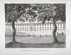 View of the Royal Horse Guards Barracks, Knightsbridge, Westminster, London, c1796. Artist: Anon