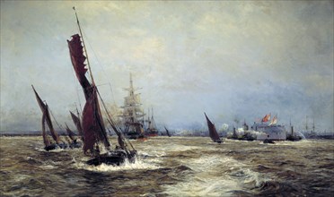 'Commerce and Sea Power', 1898. Artist: William Lionel Wyllie