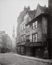 View of houses in Drury Lane, Westminster, London, 1876. Artist: Society for Photographing the Relics of Old London