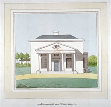 View of Lord Stormont's mansion near Wandsworth, London, c1800. Artist: Anon