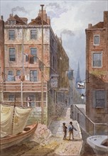 Hungerford Stairs, Westminster, London, c1815. Artist: George Shepherd