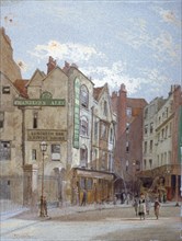View of Woods Hotel, Portugal Street, Westminster, London, c1880. Artist: John Crowther