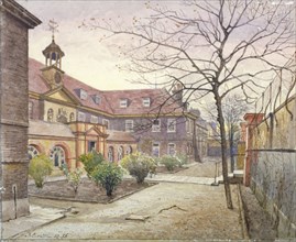 View of Grey Coat Hospital, Greycoat Place, Westminster, London, 1886. Artist: John Crowther
