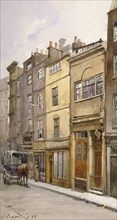View of the parish clerk's hall, Silver Street, London, 1888. Artist: John Crowther