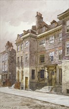 View of Mansell Street, London, 1886. Artist: John Crowther