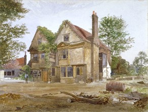 Front view of Basing Manor House, Peckham High Street, Camberwell, London, 1884. Artist: John Crowther