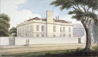 The 'Recovery', a house for the mentally ill in Mitcham Green, Mitcham, Surrey, 1825. Artist: G Yates