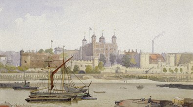 Tower of London, Stepney, London, c1883. Artist: John Crowther