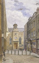 Church of the Holy Trinity, Minories, London, c1881. Artist: John Crowther
