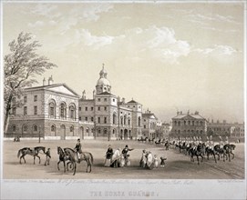 Horse Guards, Westminster, London, 1851. Artist: Thomas Picken