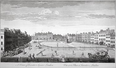 Leicester Square, Westminster, London, c1753. Artist: Anon