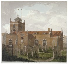 Church of St Paul, Shadwell, London, c1810. Artist: Francis Danby
