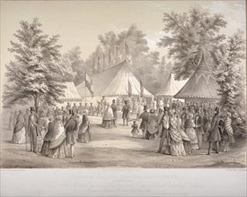 Clapham Special Constables' dinner, Clapham, London, 1848. Artist: HM Whichelo