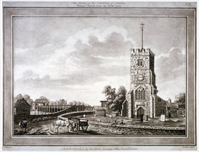 Church of St Mary, Putney, Wandsworth, London, 1783. Artist: Robert Laurie