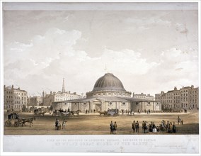 The Great Globe, Leicester Square, Westminster, London, c1855. Artist: Day & Son