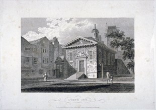 Lyon's Inn, Westminster, London, 1804. Artist: James Sargant Storer