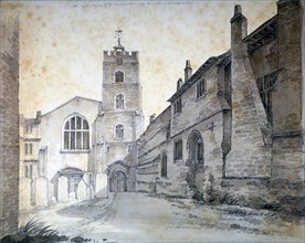 St Bartholomew-the-Great, City of London, 1803. Artist: C John M Whichelo