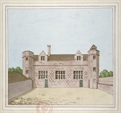 Queen Elizabeth's Grammar School, Chipping Barnet, Hertfordshire, c1800. Artist: Anon